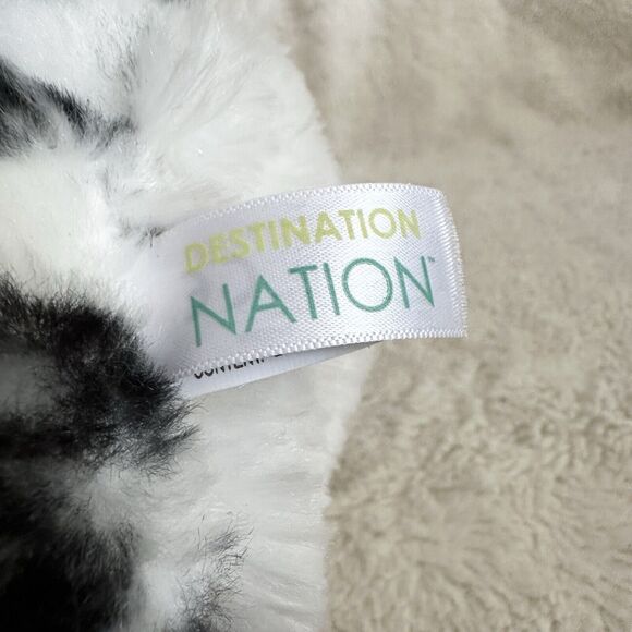 Aurora World Destination Nation White Snow Leopard Cat Plush 10” Stuffed Animal - Picture 4 of 5